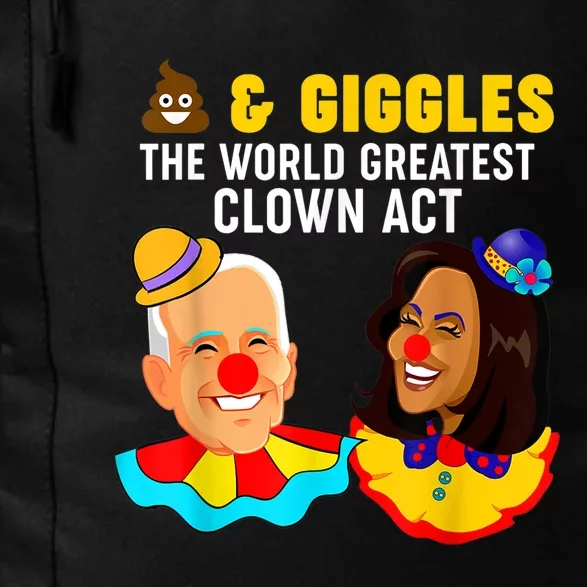 Shits 'N Giggles The World Greatest Clown Act Biden Harris Daily Commute Backpack