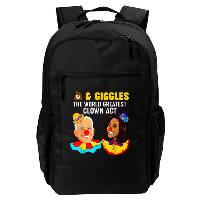 Shits 'N Giggles The World Greatest Clown Act Biden Harris Daily Commute Backpack