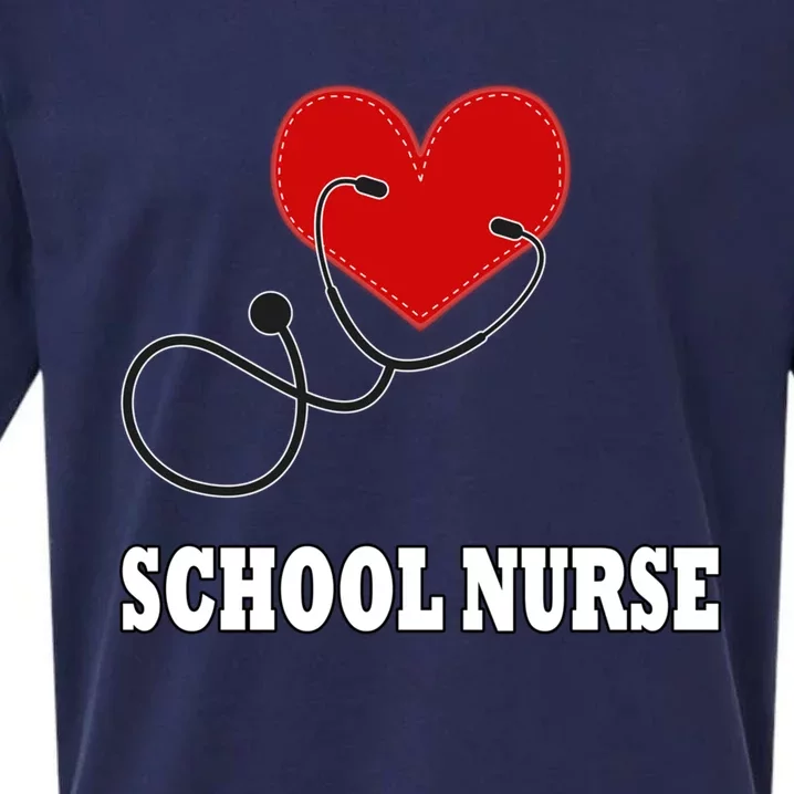 School Nurse Great Gift Sueded Cloud Jersey T-Shirt