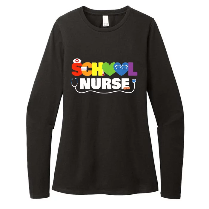 School Nurse Gift Registered Nurse Back To School Nursing Womens CVC Long Sleeve Shirt