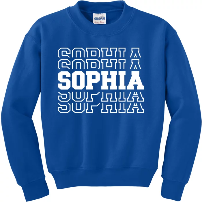 Sophia Name Gift Kids Sweatshirt