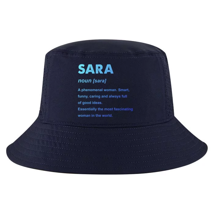 Sara Name Gift Cool Comfort Performance Bucket Hat