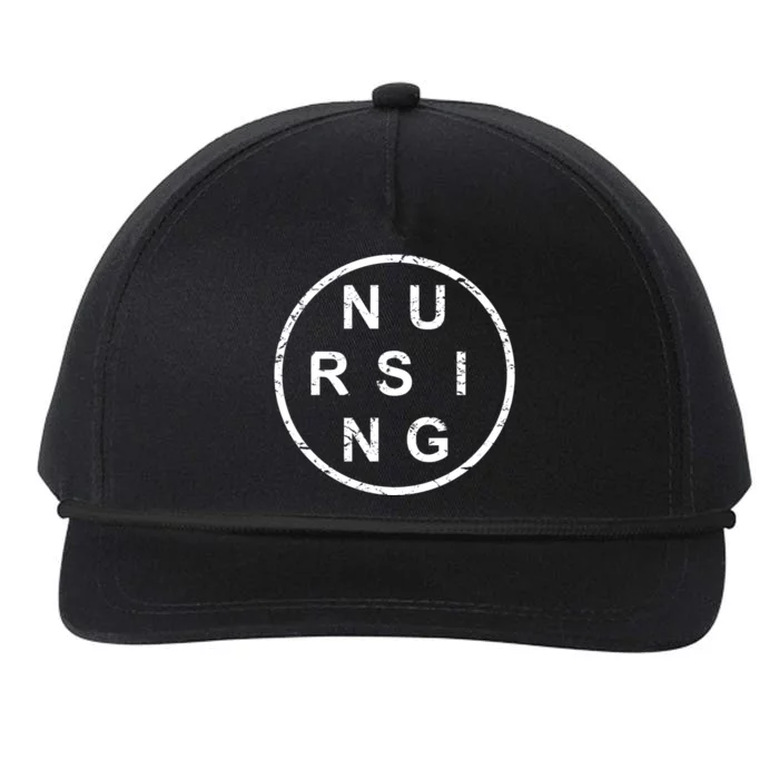 Stylish Nursing Gift Snapback Five-Panel Rope Hat