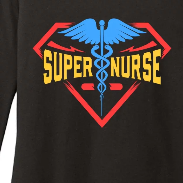 Super Nurse Gift Nurse Cute Gift Womens CVC Long Sleeve Shirt