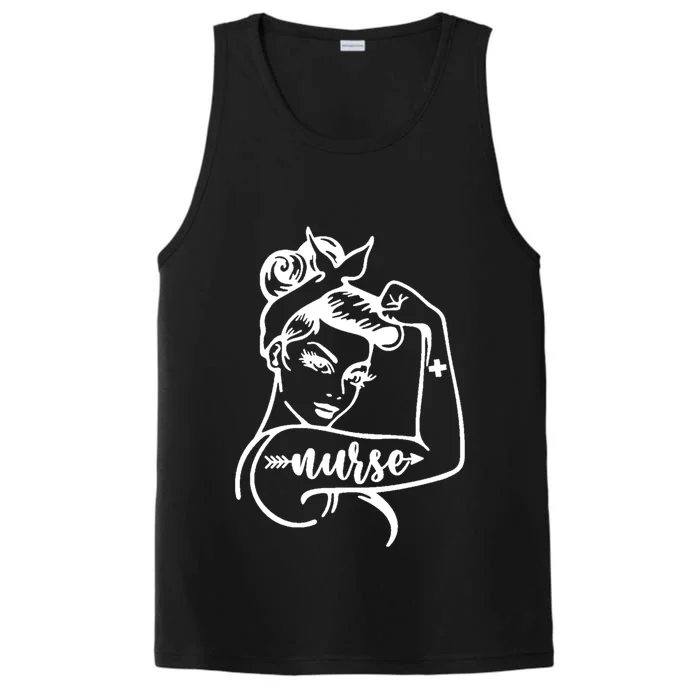 Super Nurse Gift Cool Feminist Cool Gift Performance Tank