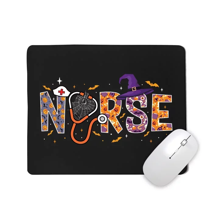 Spooky Nurse Halloween Graphic Mousepad