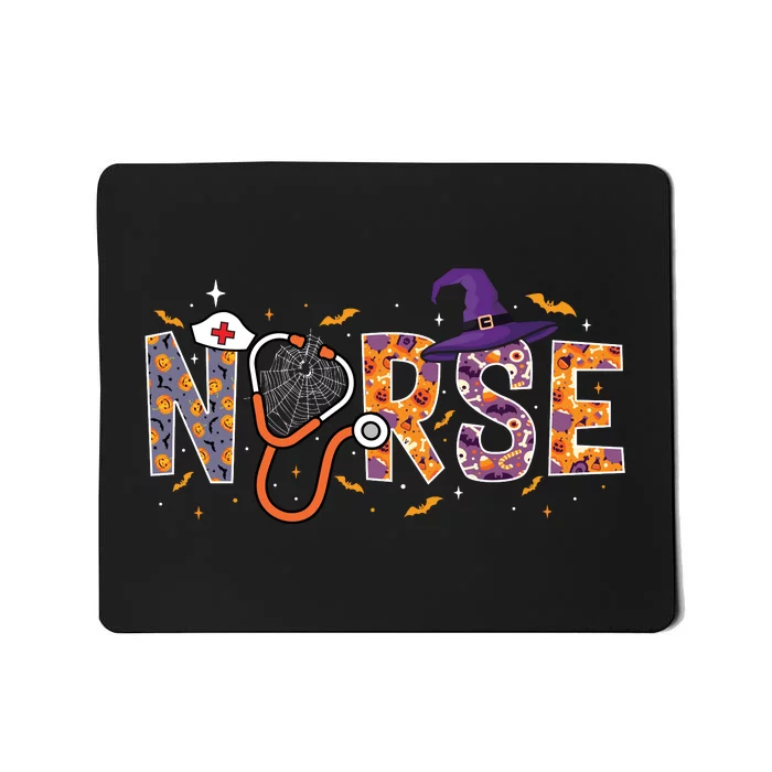 Spooky Nurse Halloween Graphic Mousepad