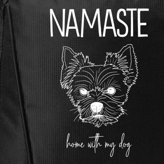 Shorkie Namaste Home With My Dog Gift City Backpack