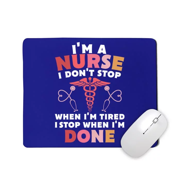 School Nurse Healthcare Worker Shift Medical Assistant Agent Cute Gift Mousepad