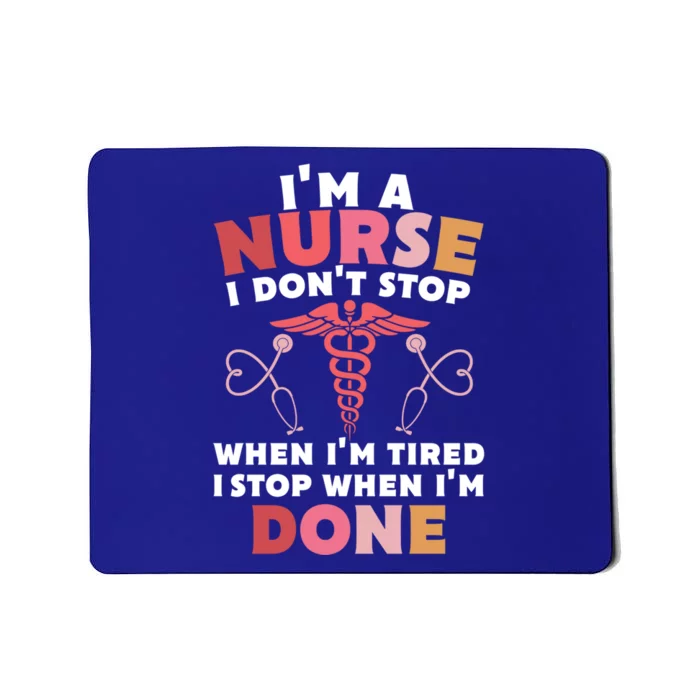 School Nurse Healthcare Worker Shift Medical Assistant Agent Cute Gift Mousepad