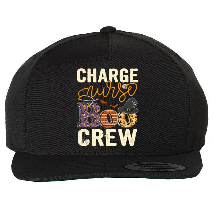 Scary Nurse Halloween Ghost Spider Charge Nurse Boo Crew Gift Wool Snapback Cap