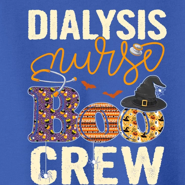 Scary Nurse Halloween Ghost Spider Dialysis Nurse Boo Crew Great Gift Toddler T-Shirt