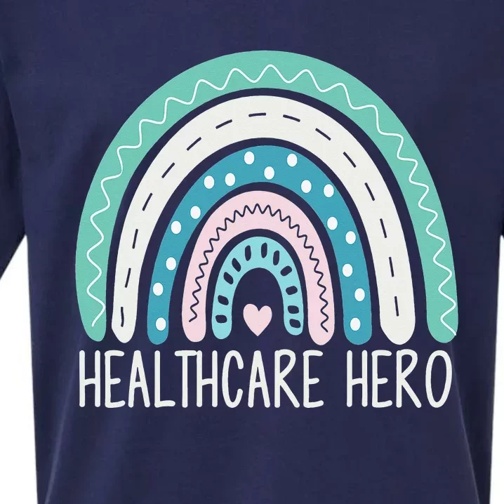 School Nurse Health Care Worker Hero Medical Assistant Agent Sueded Cloud Jersey T-Shirt