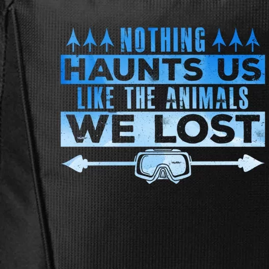 Spearfishing Nothing Haunts Us Dive Fish Hunting Harpoon Gift City Backpack