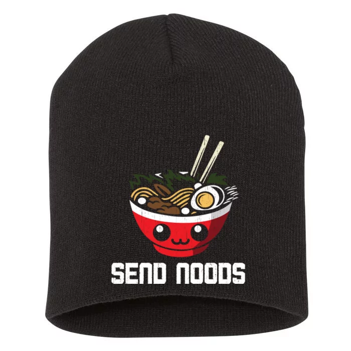 Send Noods Hoodie Funny Noodle Kawaii Adult Pun Ra Short Acrylic Beanie