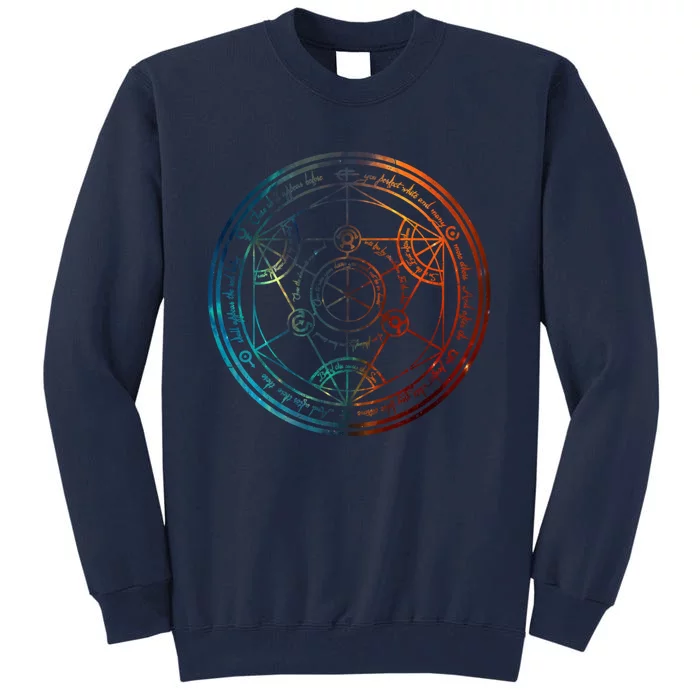 Space Nebula Human Transmutation Circle Tall Sweatshirt