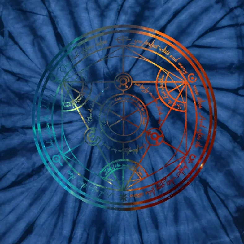 Space Nebula Human Transmutation Circle Tie-Dye T-Shirt