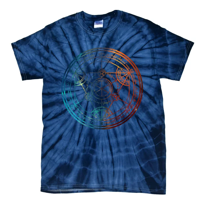 Space Nebula Human Transmutation Circle Tie-Dye T-Shirt