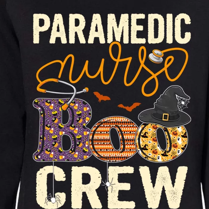 Scary Nurse Halloween Ghost Spider Paramedic Nurse Boo Crew Great Gift Womens California Wash Sweatshirt