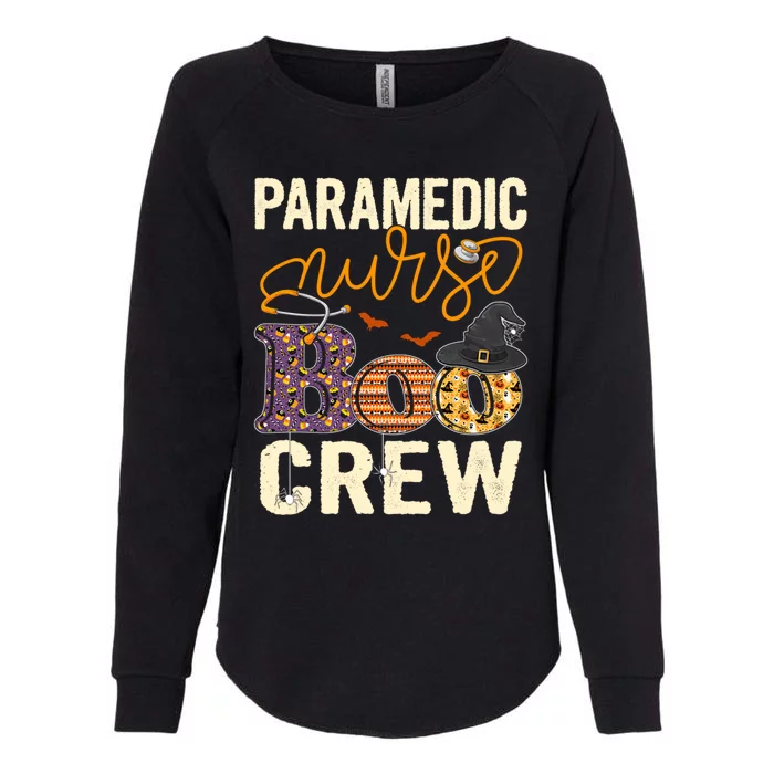 Scary Nurse Halloween Ghost Spider Paramedic Nurse Boo Crew Great Gift Womens California Wash Sweatshirt