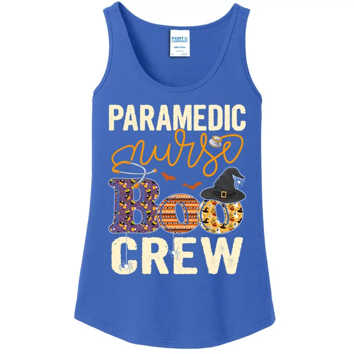 Scary Nurse Halloween Ghost Spider Paramedic Nurse Boo Crew Great Gift Ladies Essential Tank