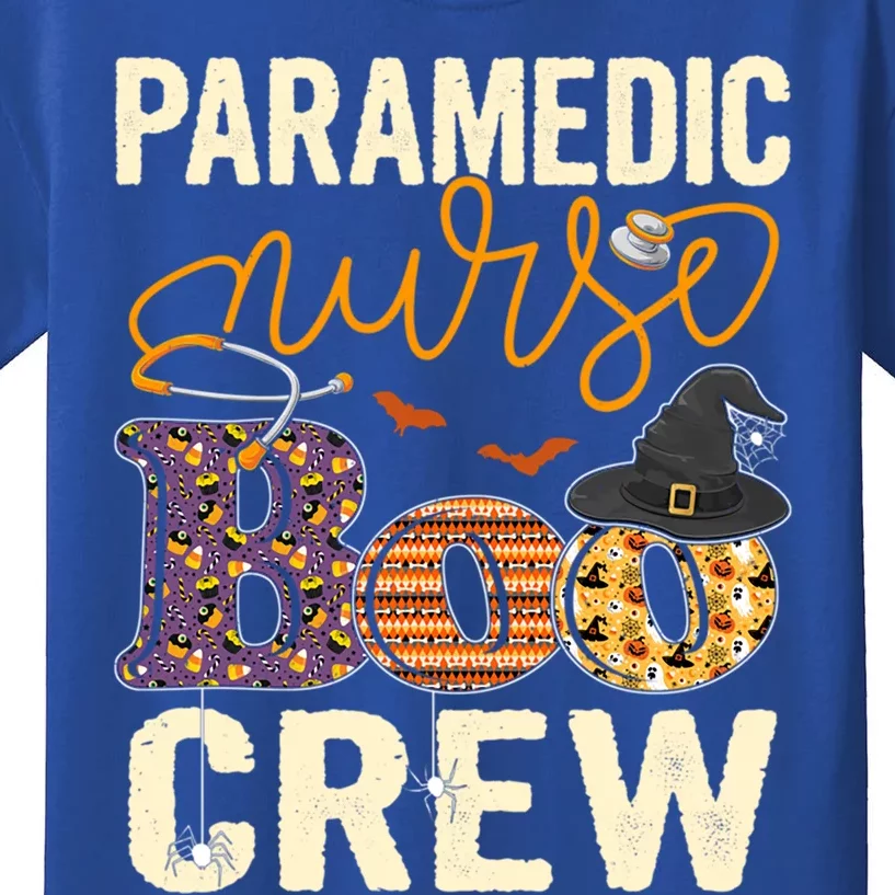 Scary Nurse Halloween Ghost Spider Paramedic Nurse Boo Crew Great Gift Kids T-Shirt