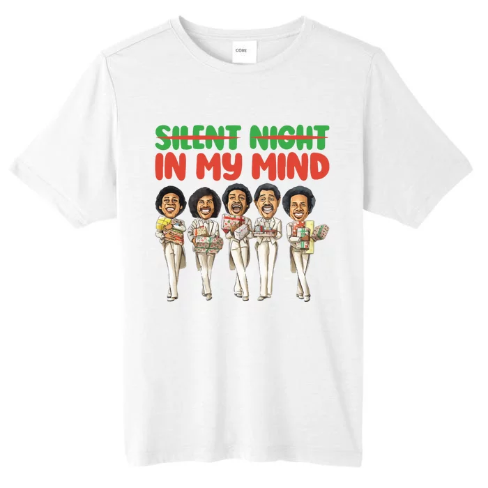 Silent Night In My Mind Black African American Christmas ChromaSoft Performance T-Shirt