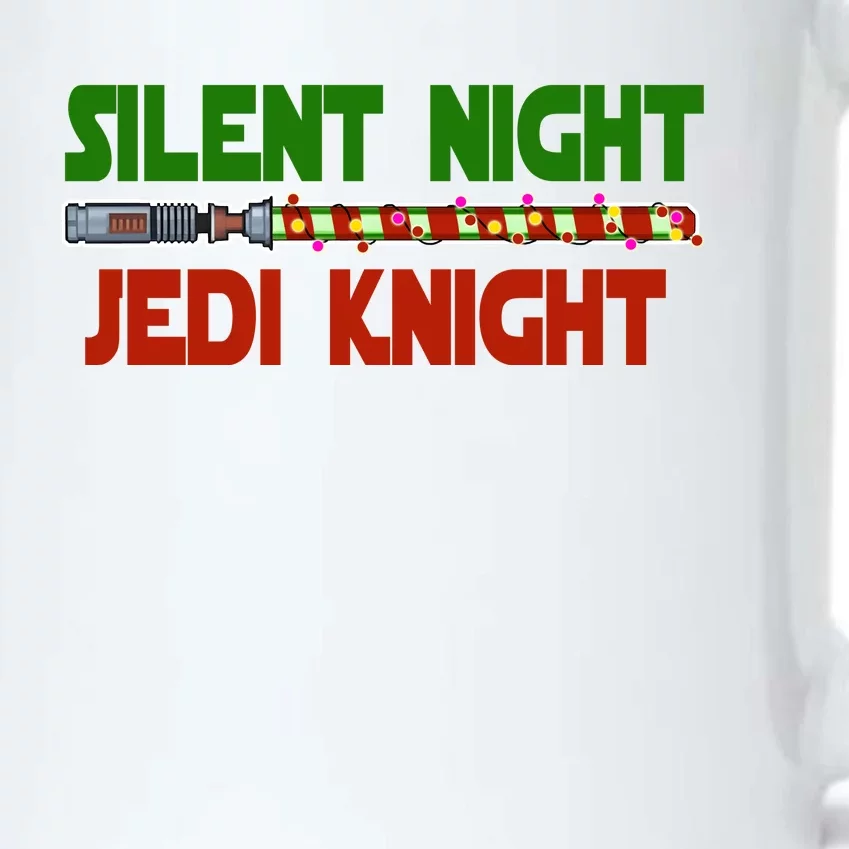 Silent Night Jedi Knight Lightsaber Christmas Black Color Changing Mug