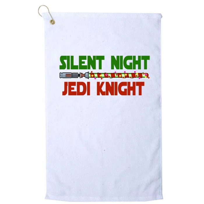 Silent Night Jedi Knight Lightsaber Christmas Platinum Collection Golf Towel