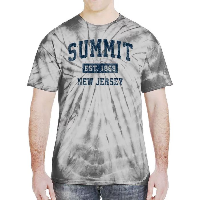 Summit New Jersey Nj Vintage Sports Tie-Dye T-Shirt