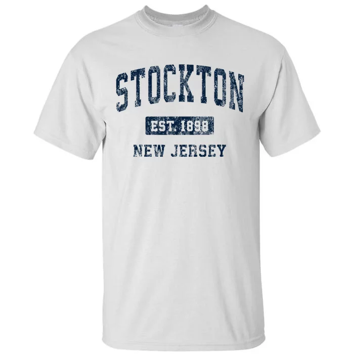 Stockton New Jersey Nj Vintage Athletic Sports Design Tall T-Shirt