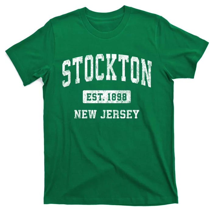 Stockton New Jersey Nj Vintage Athletic Sports T-Shirt