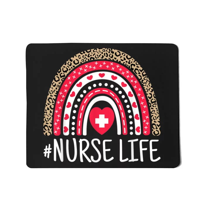 School Nurse Life Nurses Week Rainbow Women Nurses Day Nurse Mousepad