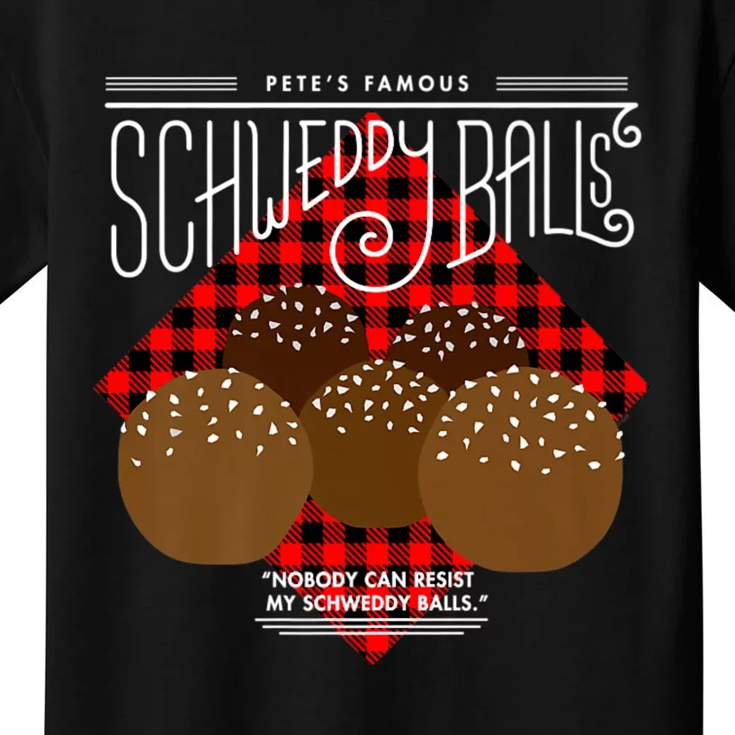 Saturday Night Live Pete's Famous Schweddy Balls Kids T-Shirt