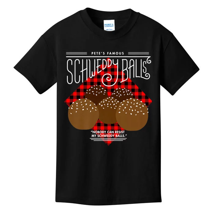 Saturday Night Live Pete's Famous Schweddy Balls Kids T-Shirt