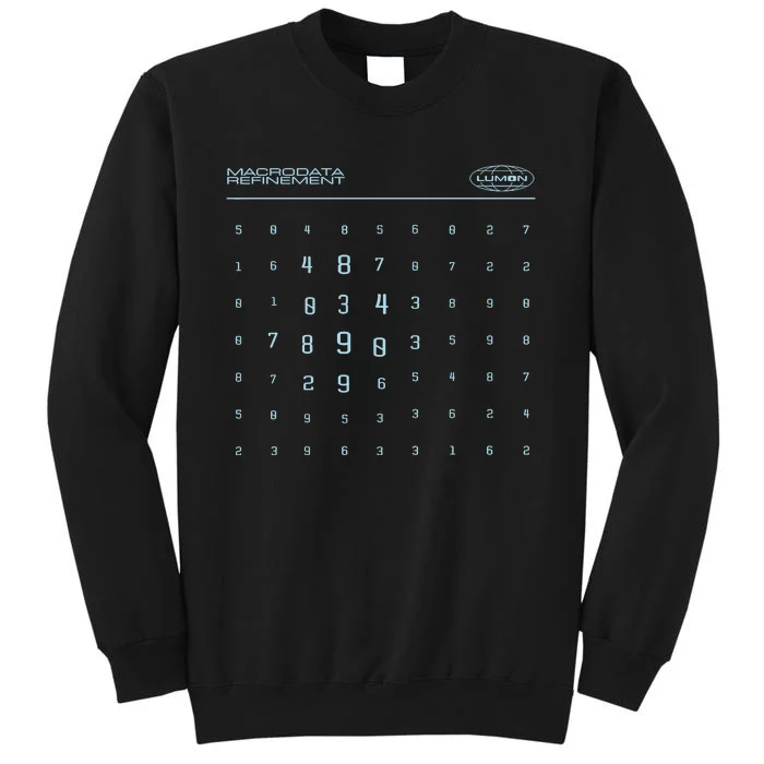 Scary Numbers Lumon Macrodata Refinement Severance TV Sweatshirt