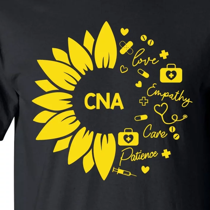 Sunflower Nurse Life  Cna Life  Medical Tool Tall T-Shirt