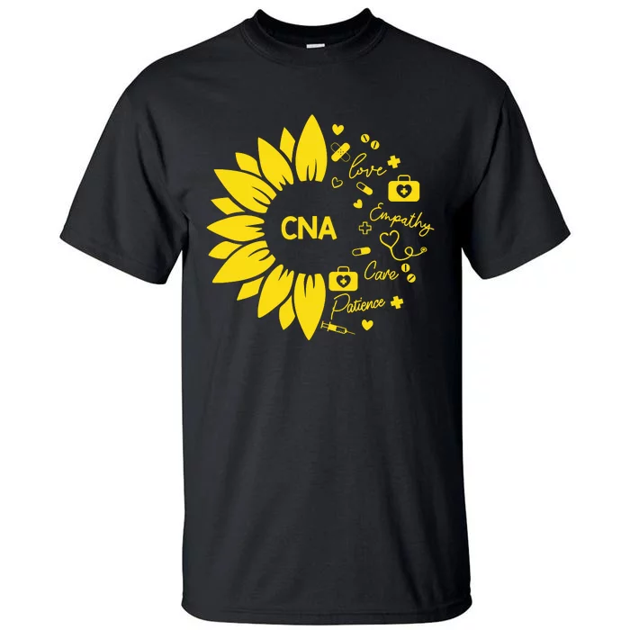 Sunflower Nurse Life  Cna Life  Medical Tool Tall T-Shirt