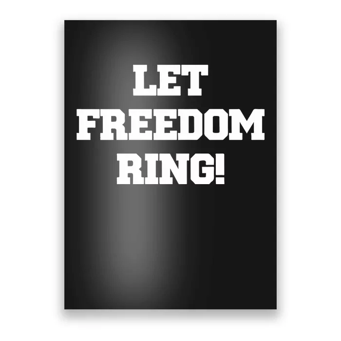 Shemane Nugent Let Freedom Ring Poster