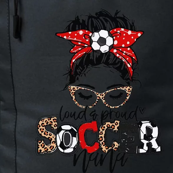 Soccer Nana Leopard Loud And Proud Soccer Nana Daily Commute Backpack