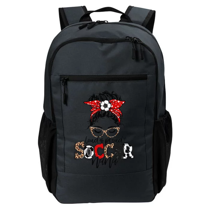 Soccer Nana Leopard Loud And Proud Soccer Nana Daily Commute Backpack