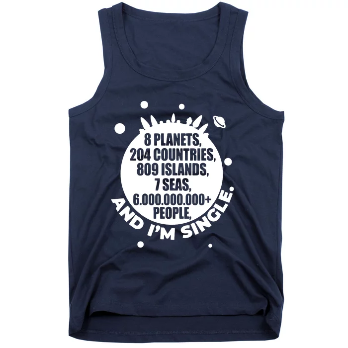 Slogan Novelty Ladies Humour 6+ Billion People Tank Top