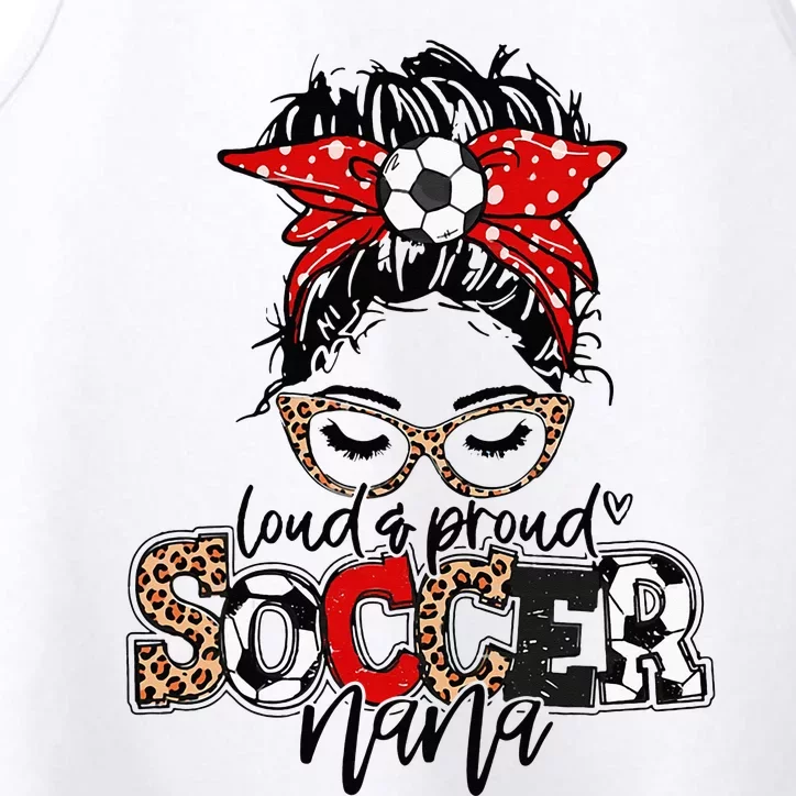 Soccer Nana Leopard Loud And Proud Soccer Nana Performance Tank