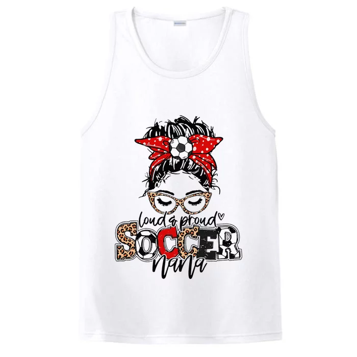 Soccer Nana Leopard Loud And Proud Soccer Nana Performance Tank