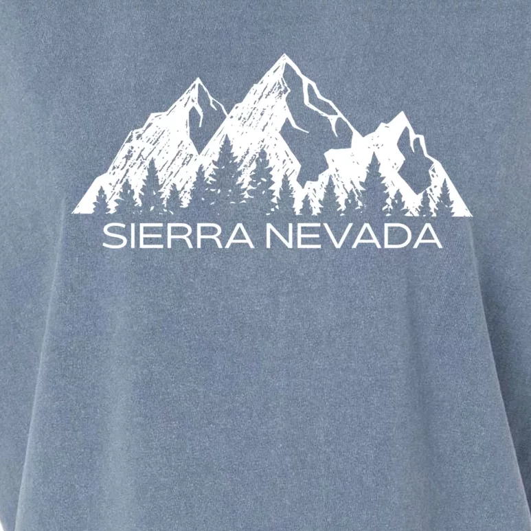 Sierra Nevada Mountains Cool Sierra Nevada Souvenir Gift Cool Gift Garment-Dyed Women's Muscle Tee