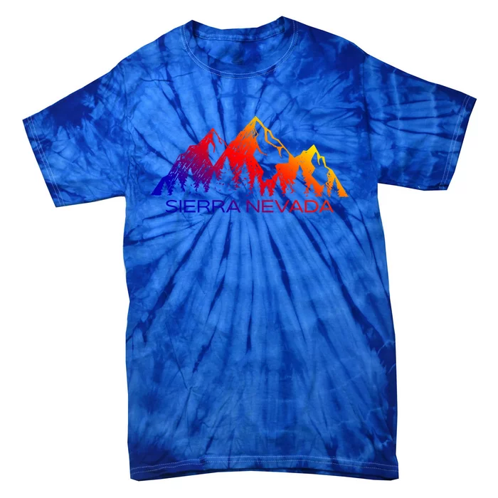 Sierra Nevada Mountains Cool Sierra Nevada Souvenir Gift Tie-Dye T-Shirt