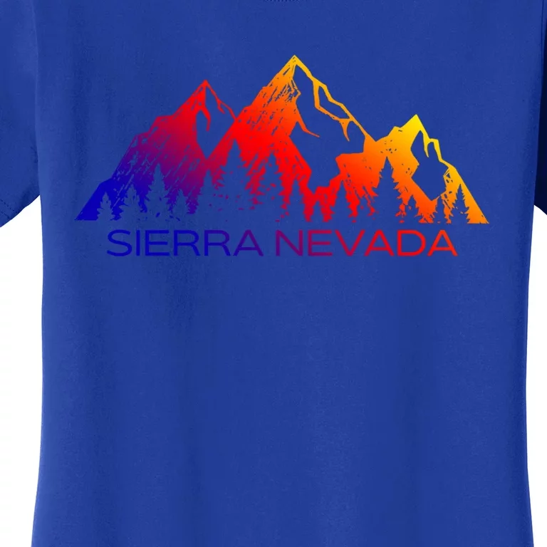 Sierra Nevada Mountains Cool Sierra Nevada Souvenir Gift Women's T-Shirt