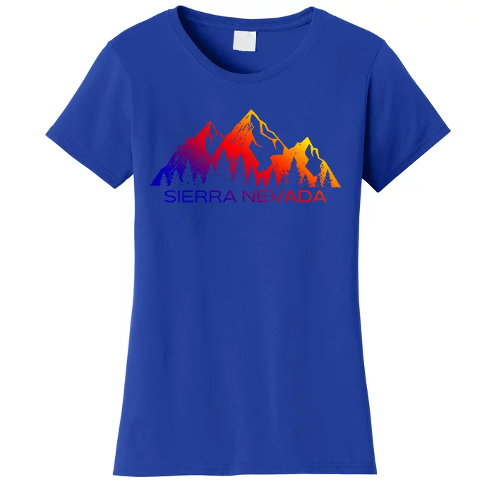 Sierra Nevada Mountains Cool Sierra Nevada Souvenir Gift Women's T-Shirt