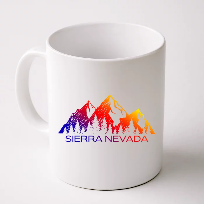 Sierra Nevada Mountains Cool Sierra Nevada Souvenir Gift Front & Back Coffee Mug