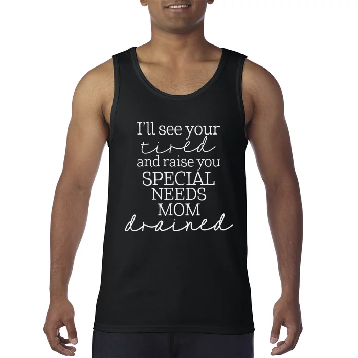 Special Needs Mom Disability Awareness Autism Mom Tank Top